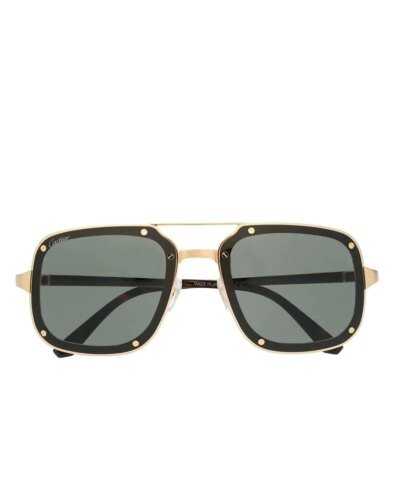 Cartier Men's CT0194S Square Tinted Sunglasses