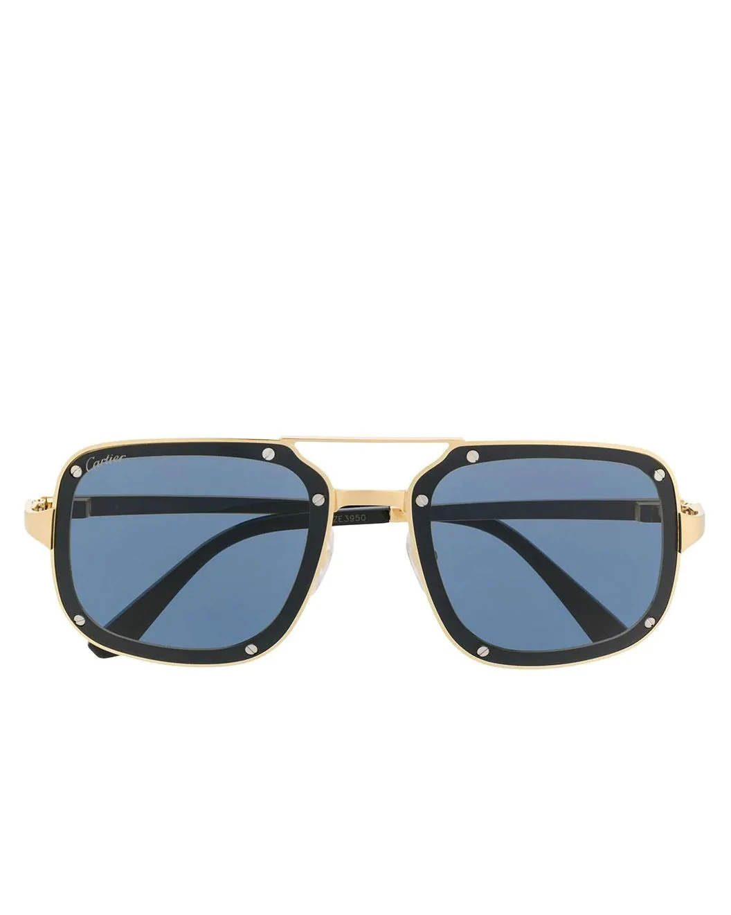 Cartier Men's CT0194S Square Tinted Sunglasses
