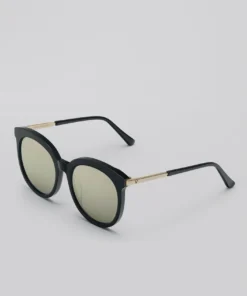 Gentle Monster Lovesome Tale 01 Sunglasses, Black