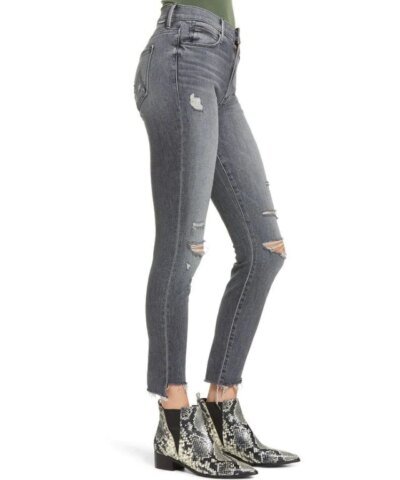 Mother The Stunner Ripped Skinny Jeans