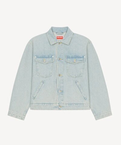 Kenzo 'Boke Flower' Embroidered Denim Trucker Jacket