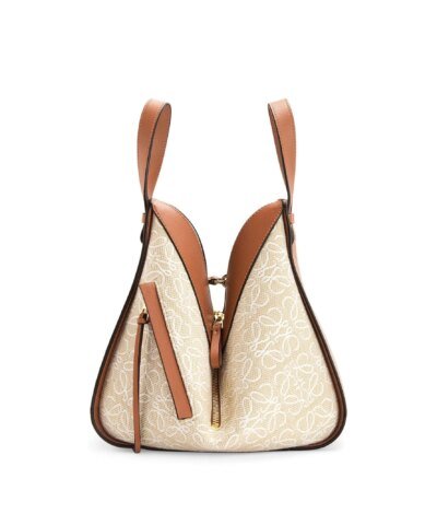 Loewe Small Hammock Bag in Anagram Jacquard and Calfskin