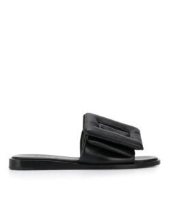 Boyy 'Puffy' Single Band Buckle Leather Sandal