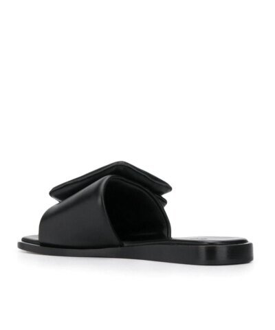 Boyy 'Puffy' Single Band Buckle Leather Sandal