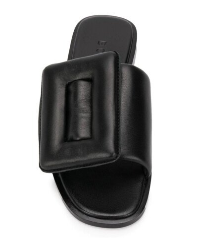 Boyy 'Puffy' Single Band Buckle Leather Sandal