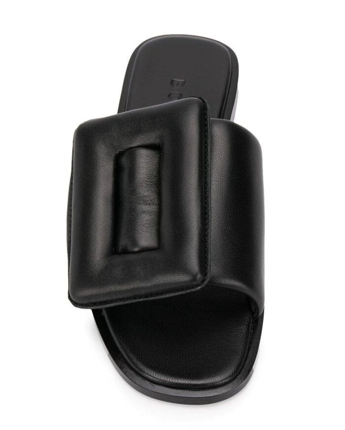 Boyy 'Puffy' Single Band Buckle Leather Sandal