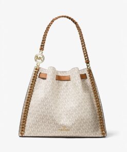Michael Kors Mina Large Logo Shoulder Bag