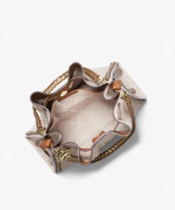 Michael Kors Mina Large Logo Shoulder Bag