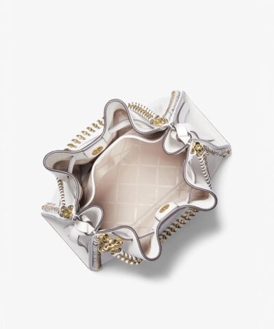 Michael Kors Mina Large Pebbled Leather Shoulder Bag