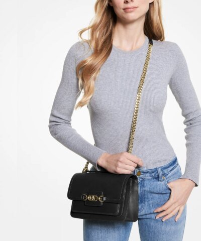 Michael Michael Kors Heather Leather Shoulder Bag