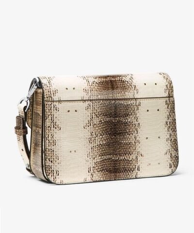 MICHAEL Michael Kors Sloan Editor Snake-Embossed Leather Shoulder Bag