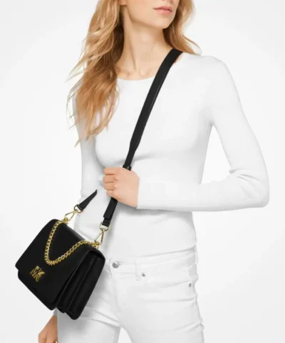 MICHAEL MICHAEL KORS Mott Leather Crossbody Bag