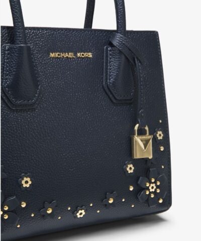 MICHAEL MICHAEL KORS Mercer Floral Embellished Leather Crossbody