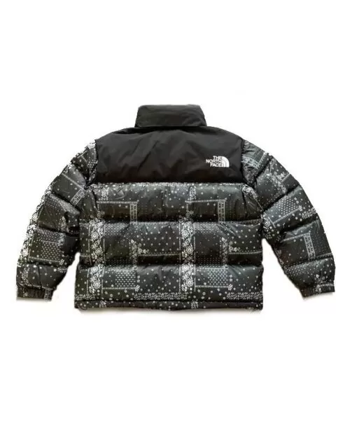 The North Face Nuptse Paisley Bandana Puffer Down Jacket Korea Limit