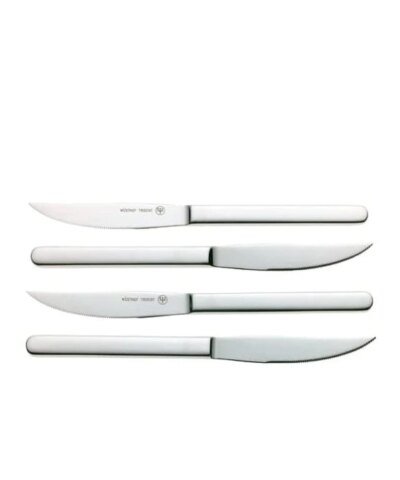 Wusthof 4-Piece Stainless-Steel Steak Knife Set with Storage Box