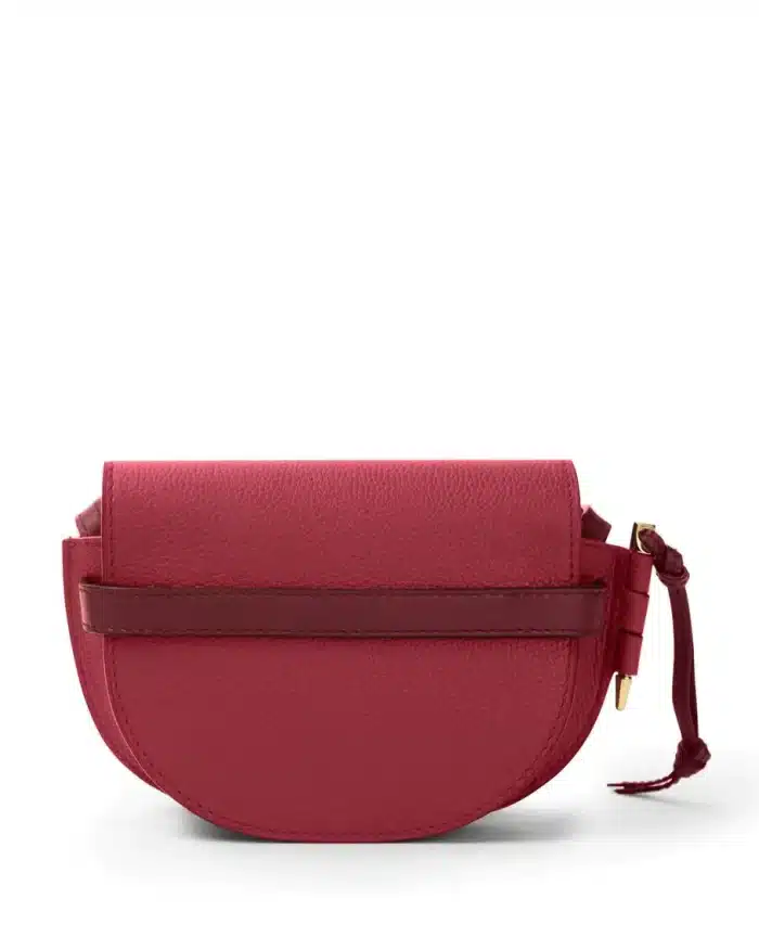 Loewe Gate Mini Bag Raspberry Wine