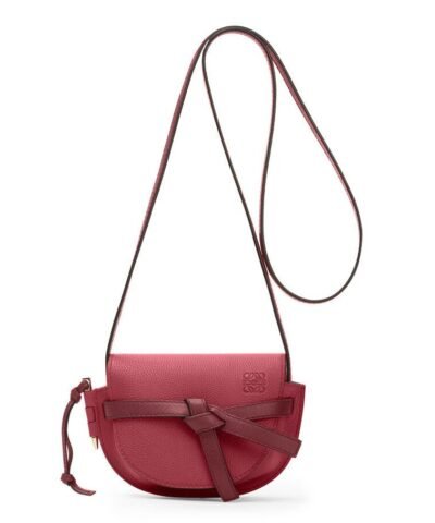 Loewe Gate Mini Bag Raspberry Wine