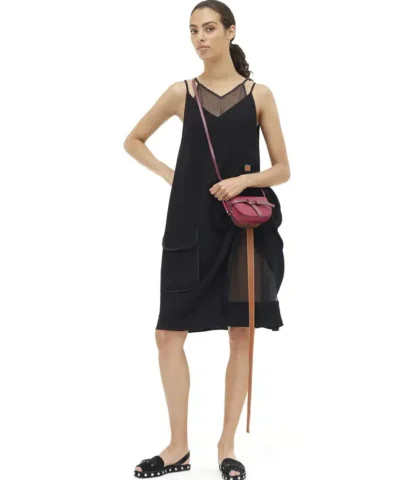 Loewe Gate Mini Bag Raspberry Wine