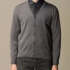 Z Zegna Cardigan In Pure Merinos Wool With Long Sleeves