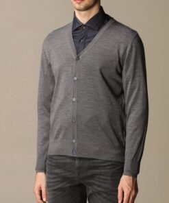 Z Zegna Cardigan In Pure Merinos Wool With Long Sleeves