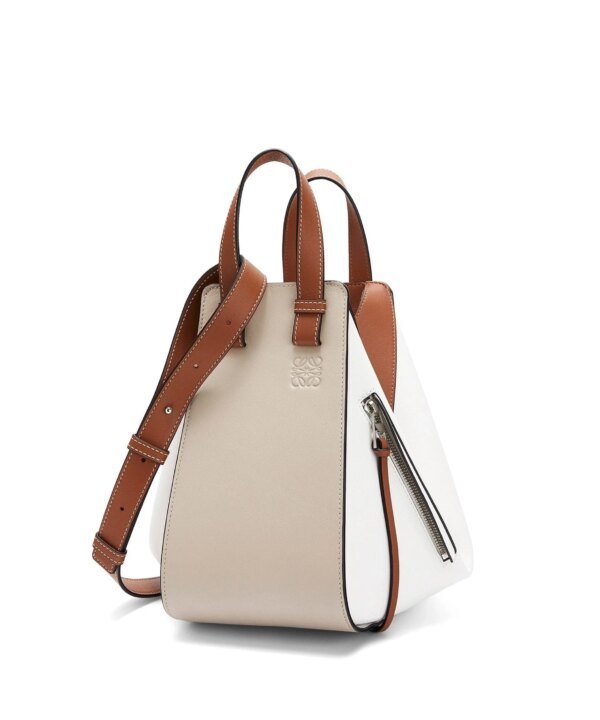Loewe Hammock Small Bag In Light Oat / Soft White