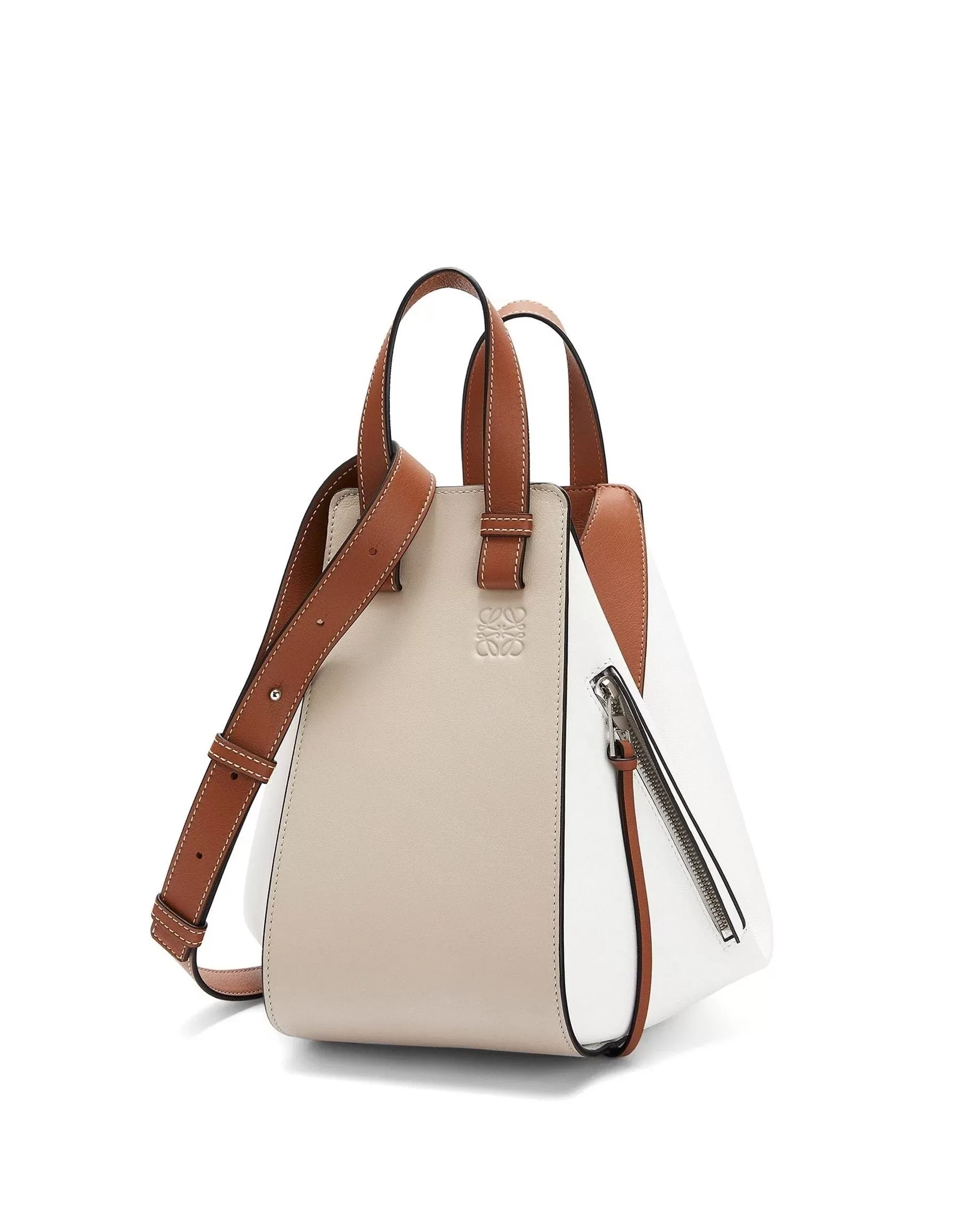 Loewe Hammock Small Bag In Light Oat / Soft White