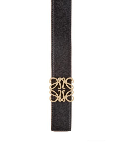 Loewe Anagram Belt In Soft Grained Calfskin