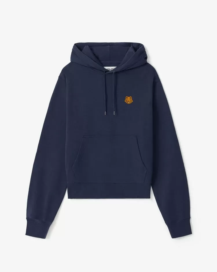 Kenzo Men's Tiger Crest Boxy Hooded Sweatshirt