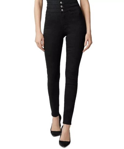 J Brand Annalie High Rise Skinny Jeans in Vesper Noir