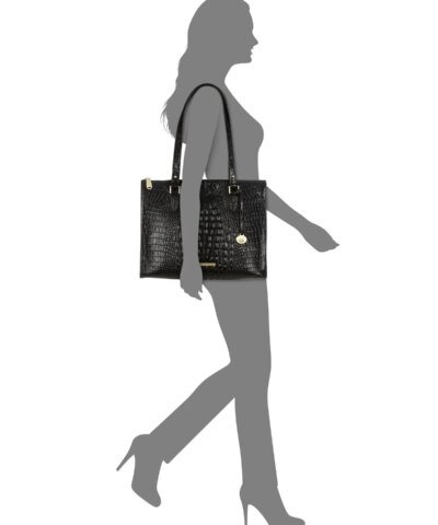 Brahmin Anywhere Melbourne Embossed Leather Tote