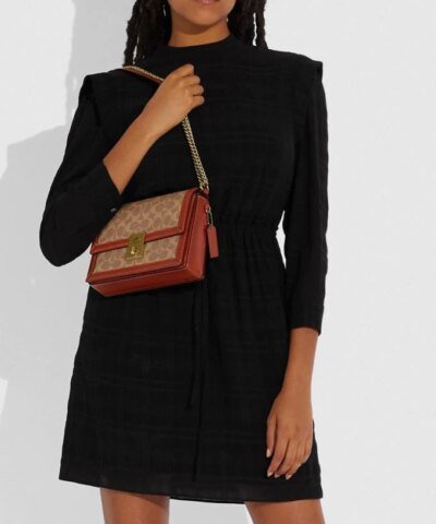 Coach Hutton Shoulder Bag In Signature Canvas
