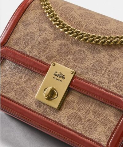 Coach Hutton Shoulder Bag In Signature Canvas