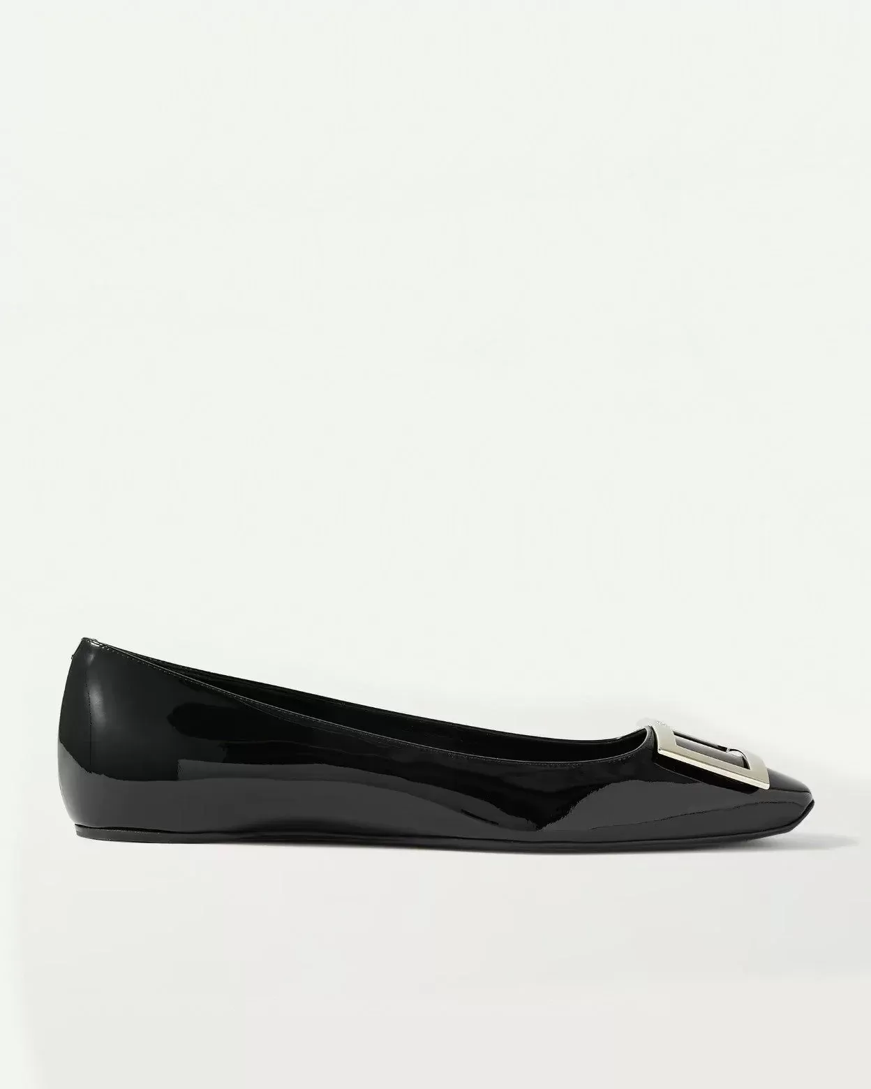 Roger Vivier Trompette Bellerine Patent-Leather Ballet Flats