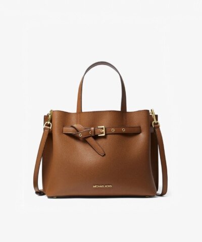 Michael Kors Emilia Small Pebbled Leather Satchel