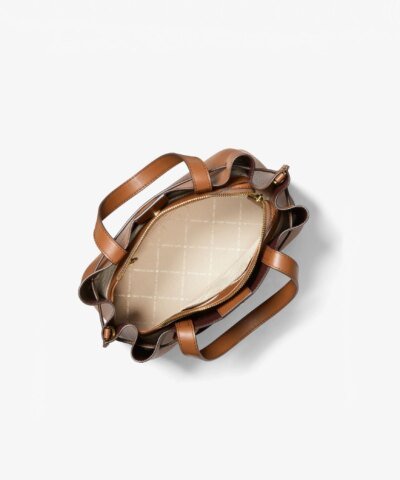 Michael Kors Emilia Small Pebbled Leather Satchel