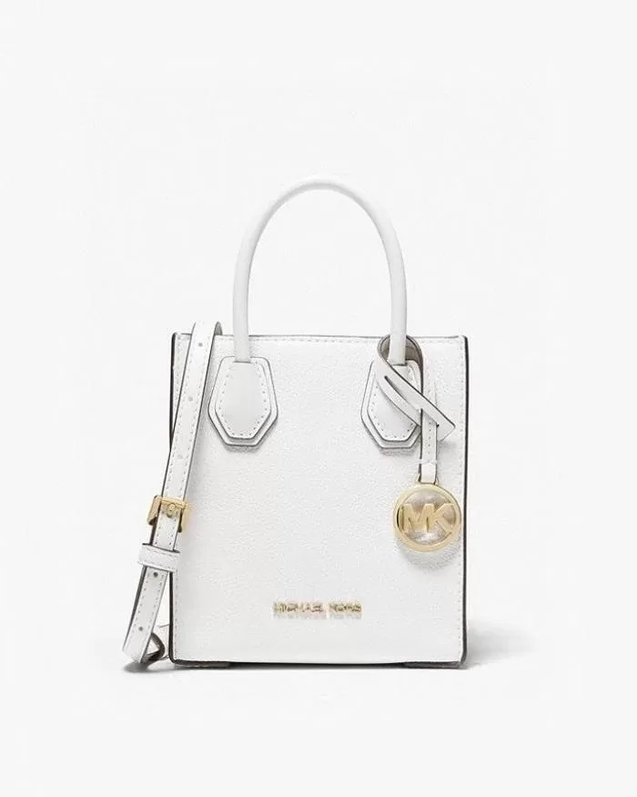 Michael Kors Mercer Extra-Small Pebbled Leather Crossbody Bag