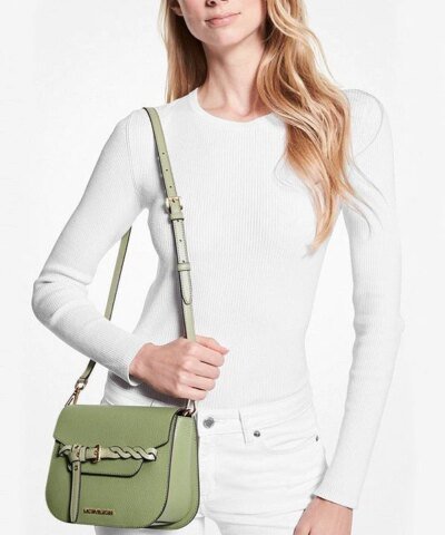 Michael Kors Emilia Small Pebbled Leather Crossbody Bag
