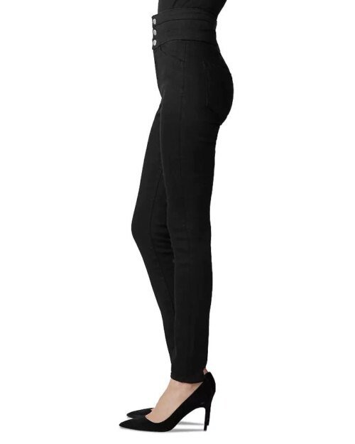 J Brand Annalie High Rise Skinny Jeans in Vesper Noir
