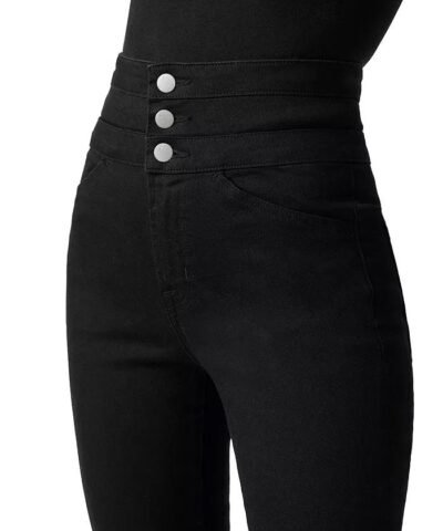 J Brand Annalie High Rise Skinny Jeans in Vesper Noir