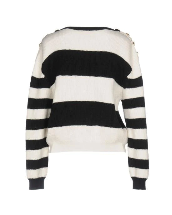 Boutique Moschino Black Striped Wool Sweater