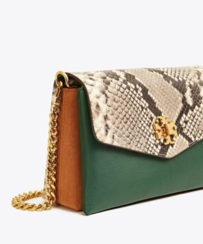 Tory Burch Green Kira Exotic Mini Bag