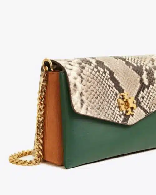 Tory Burch Green Kira Exotic Mini Bag