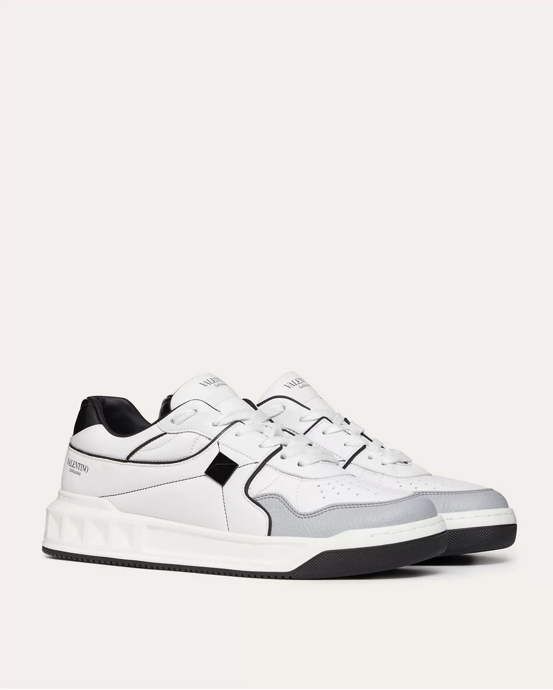 Valentino Men's ONE STUD Low-Top Nappa Sneaker