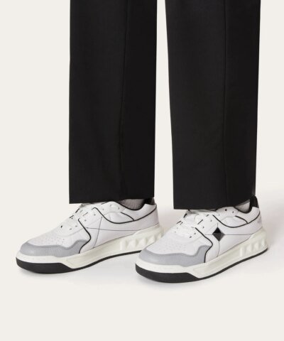 Valentino Men's ONE STUD Low-Top Nappa Sneaker