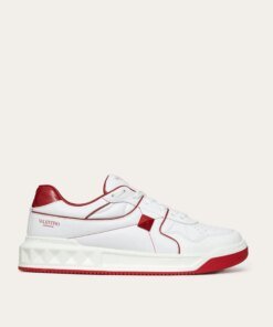 Valentino Men's ONE STUD Low-Top Nappa Sneaker