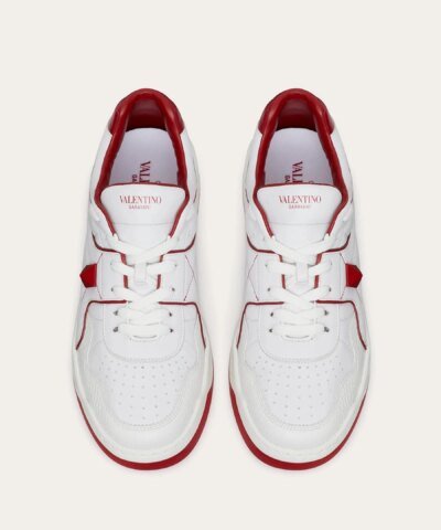 Valentino Men's ONE STUD Low-Top Nappa Sneaker