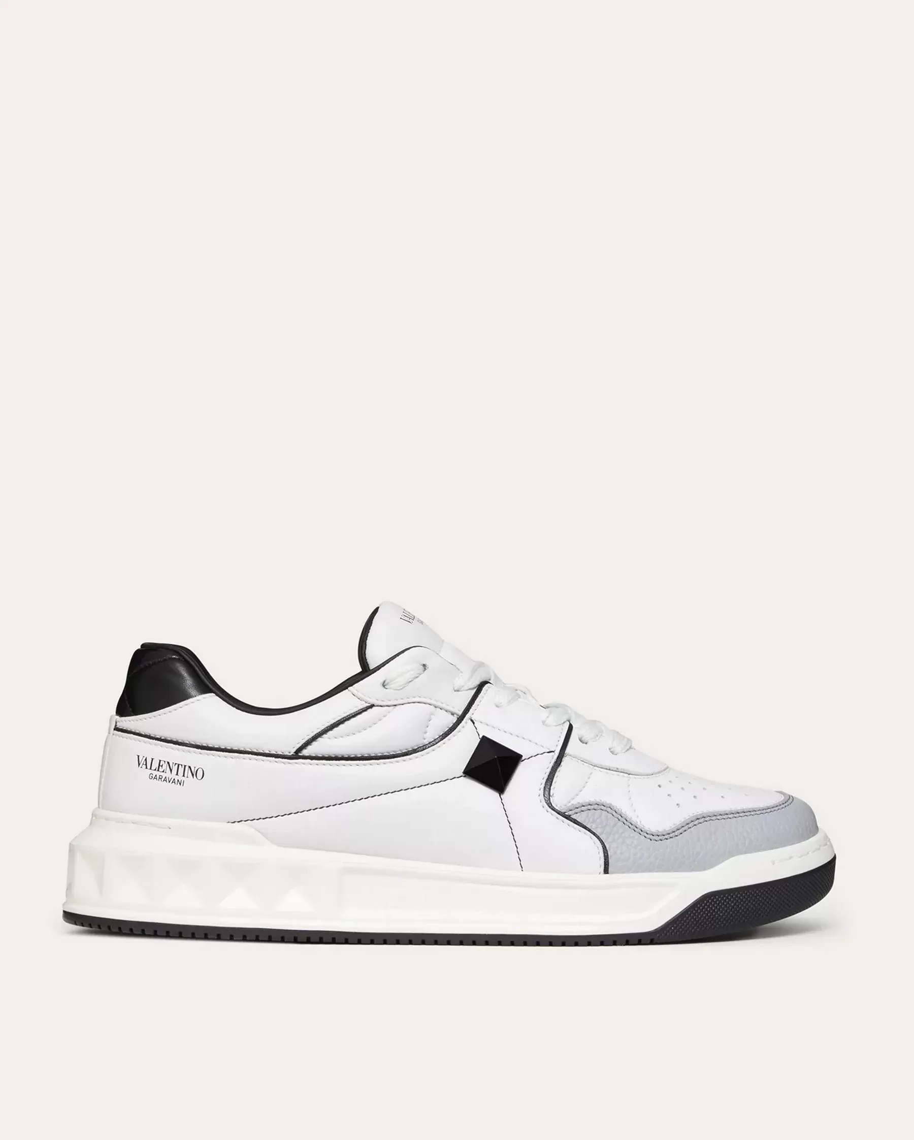 Valentino Men's ONE STUD Low-Top Nappa Sneaker