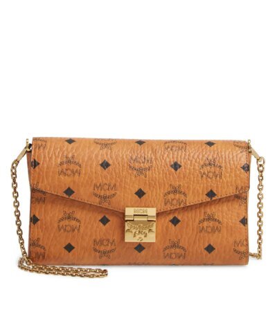 MCM Millie Monogrammed Leather Crossbody Bag