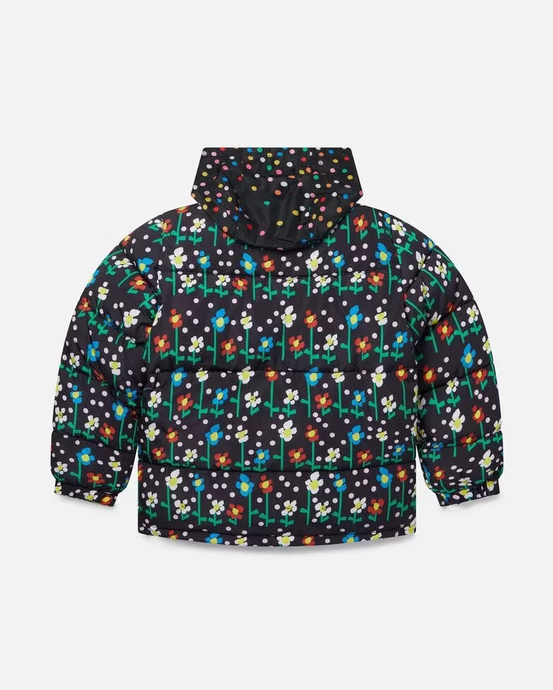 Stella McCartney Daisy Print Puffer Jacket