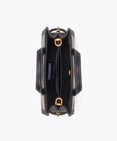 Tory Burch Walker Canvas Micro Satchel, Tory Navy